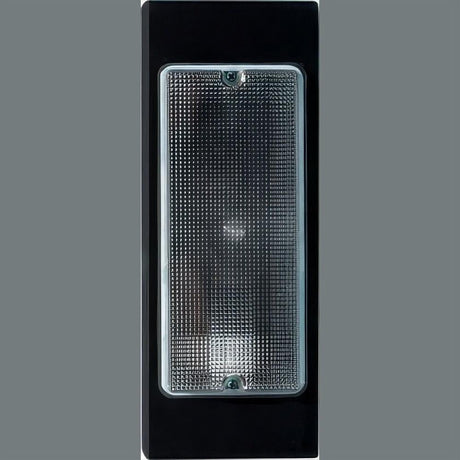 Dabmar Lighting W9300-L12-50K-B Cast Alum Wall Fixture 120V-277V G24 LED 12W 50K Black