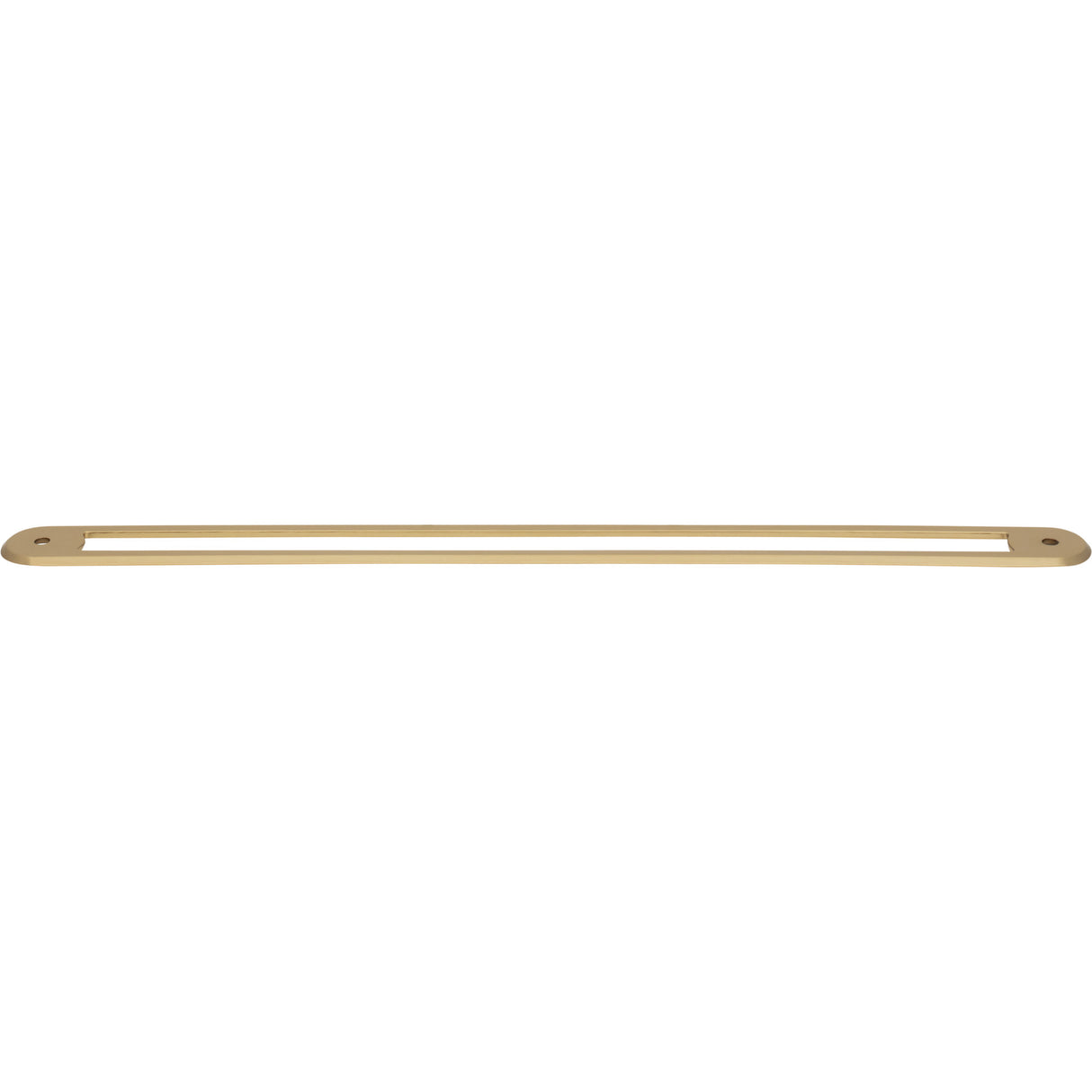 Top Knobs TK3357HB Brockwell 12" Center to Center Pull Backplate Honey Bronze