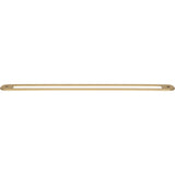 Top Knobs TK3357HB Brockwell 12" Center to Center Pull Backplate Honey Bronze