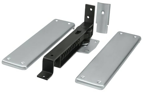 Deltana DASH95U26D brushed chrome floor spring hinge