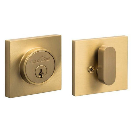 Sure-Loc DB201-MTN SB satin brass single cylinder deadbolt
