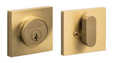 Sure-Loc DB201-MTN SB satin brass single cylinder deadbolt