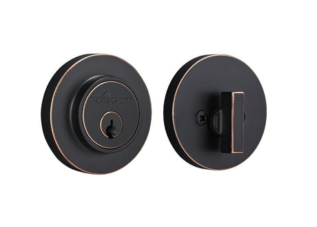 Sure-Loc DB201-RMT 11P vintage bronze single cylinder deadbolt
