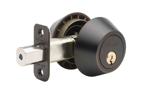 Copper Creek DB2420TB tuscan bronze double cylinder deadbolt