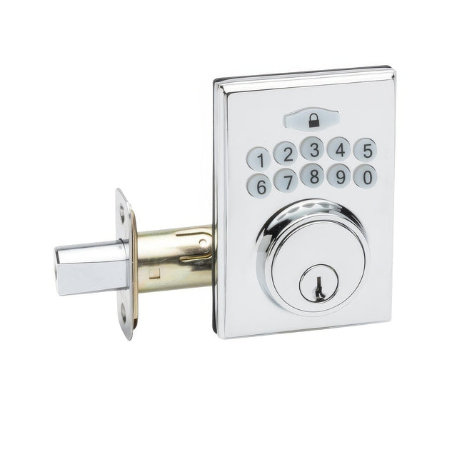 Copper Creek DBF3410PS polished stainless keyless electronic deadbolt