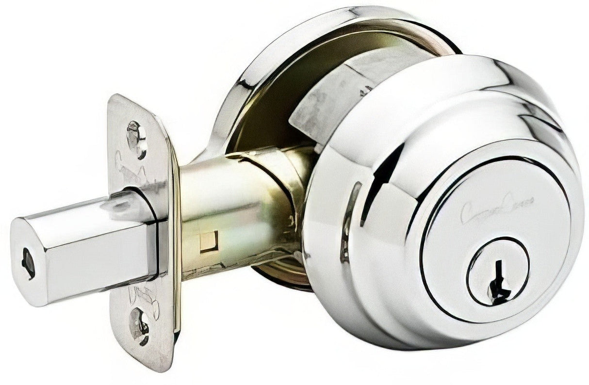 Copper Creek DBFR5410PS polished stainless single cylinder deadbolt