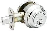 Copper Creek DBFR5410PS polished stainless single cylinder deadbolt