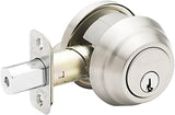 Copper Creek DBFR5410SS satin stainless single cylinder deadbolt
