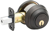 Copper Creek DBFR5410TB tuscan bronze single cylinder deadbolt