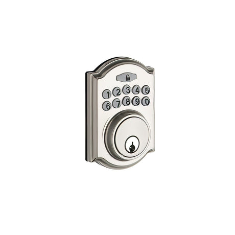 Copper Creek DBH3410SS keyless electronic deadbolt in satin stainless, additional view