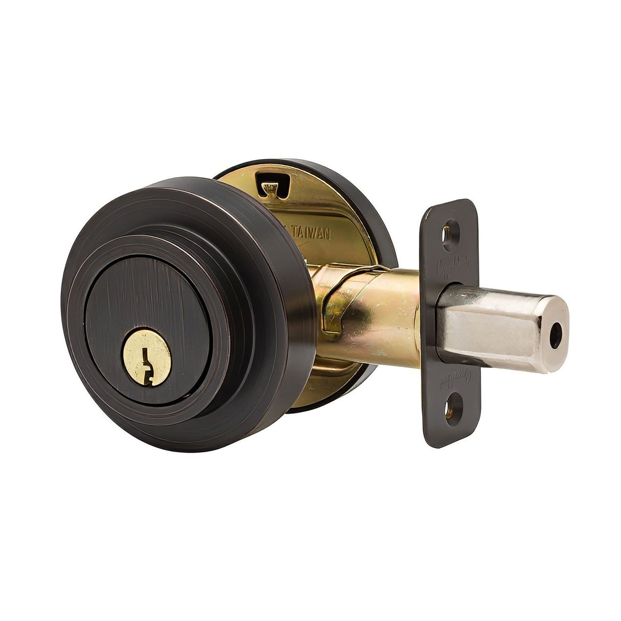 Copper Creek DBR2410TB tuscon bronze single cylinder deadbolt