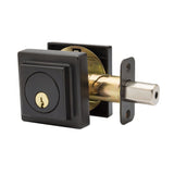 Copper Creek DBS2410TB tuscon bronze single cylinder deadbolt