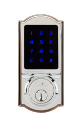 Copper Creek DBZH3410PS polished stainless keyless electronic deadbolt