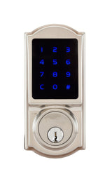 Copper Creek DBZH3410SS satin stainless keyless electronic deadbolt