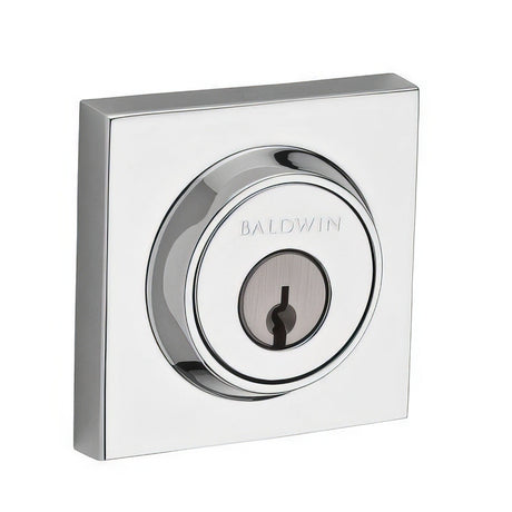 Baldwin DCCSD260 polished chrome double cylinder, keyed entry