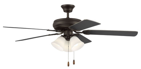 Craftmade DCF52ESP5C3W espresso ceiling fan blades included
