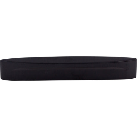 Top Knobs TK75BLK Oval Long Slot 5" Center to Center Bar Pull Flat Black