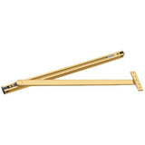 Deltana DCSM10CR003 lifetime polished brass door closer