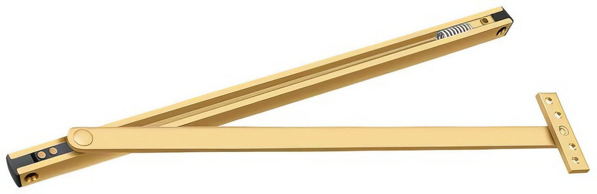 Deltana DCSM10CR003 lifetime polished brass door closer