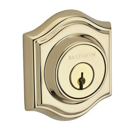 Baldwin DCTAD003 polished brass double cylinder, keyed entry