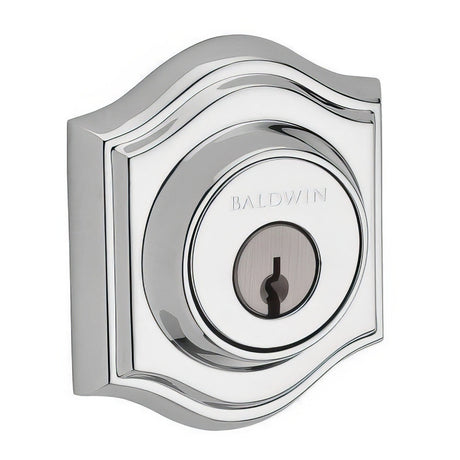 Baldwin DCTAD260 polished chrome double cylinder, keyed entry