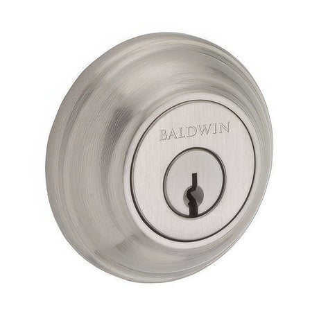 Baldwin DCTRD150 satin nickel double cylinder, keyed entry
