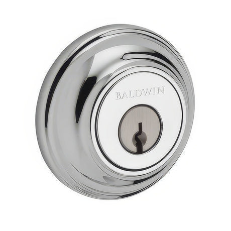 Baldwin DCTRD260 polished chrome double cylinder, keyed entry