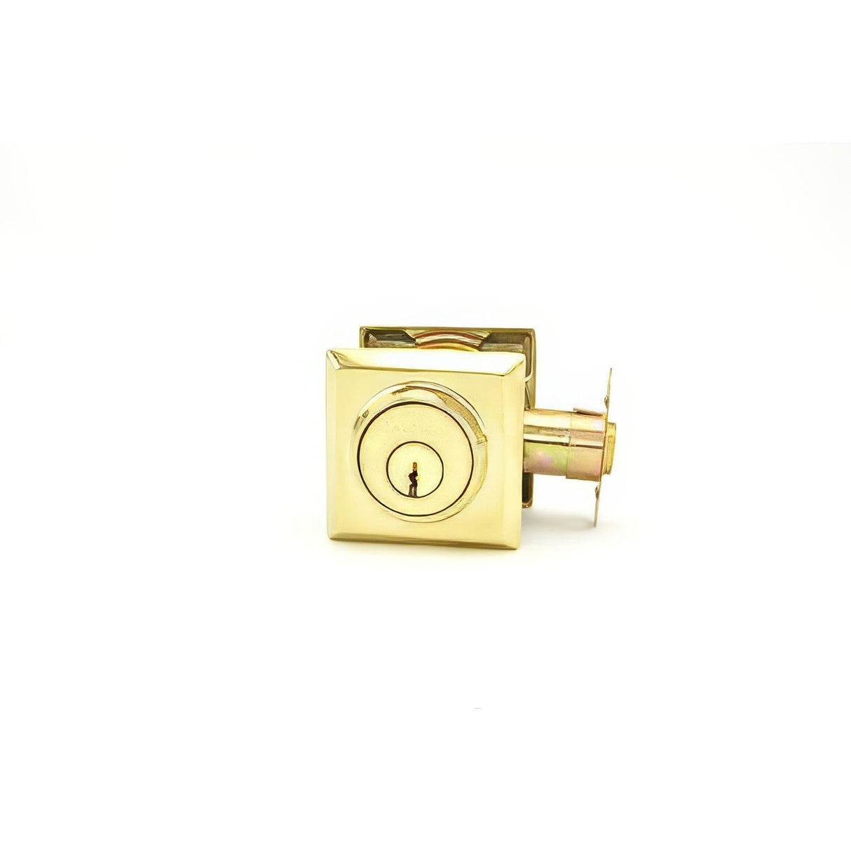 Baldwin DCTSD003 polished brass double cylinder, keyed entry
