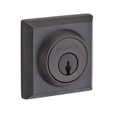 Baldwin DCTSD190 matte brass & black double cylinder, keyed entry