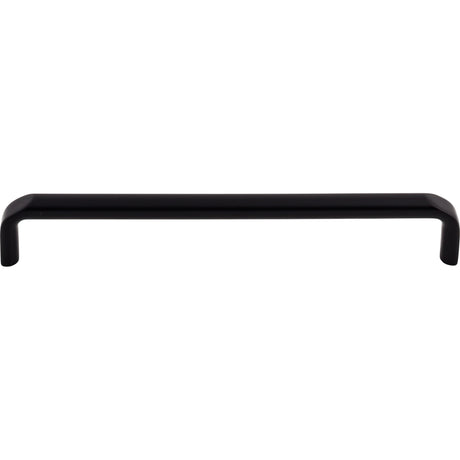 Top Knobs TK875BLK Exeter 7 9/16" Center to Center Bar Pull Flat Black
