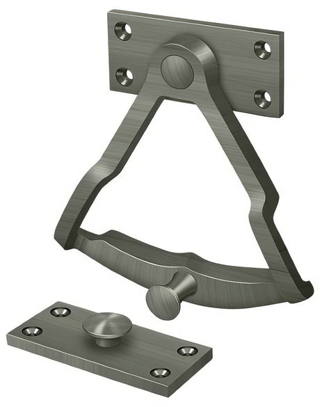 Deltana DDQ56U15A dutch door bolt in satin stainless, additional view