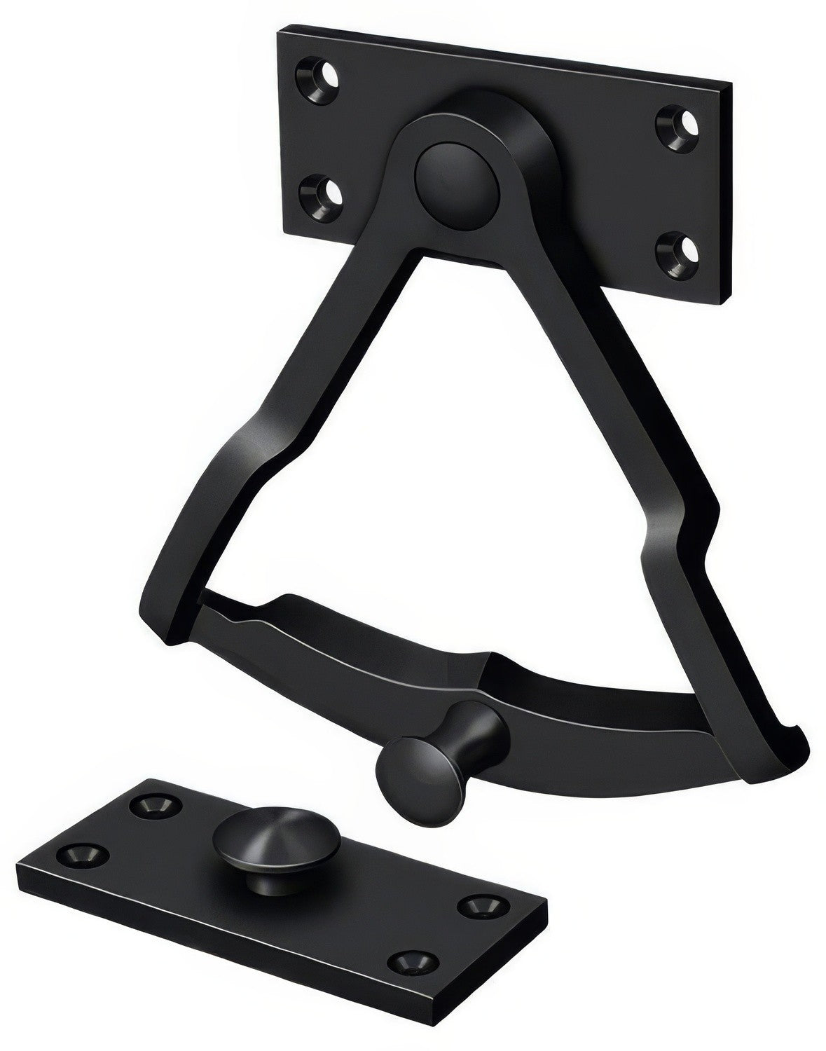 Deltana DDQ56U19 paint black dutch door bolt
