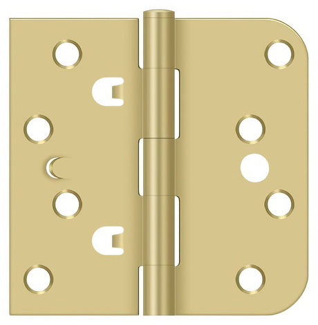Deltana DE44058TT4 brushed brass door hinge