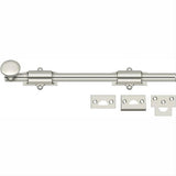 Deltana 12SB14 12SB 12" HD Surface Bolt Polished Nickel
