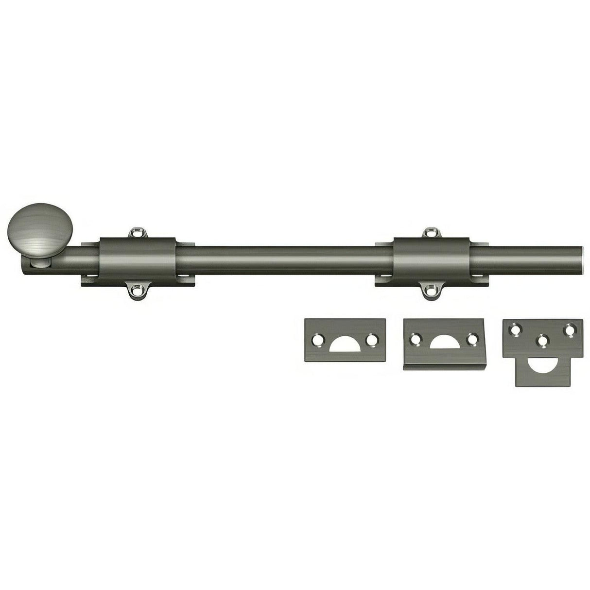 Deltana 12SB15A 12SB 12" HD Surface Bolt Antique Nickel