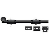 Deltana 12SB19 12SB 12" HD Surface Bolt Black