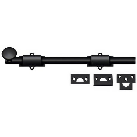 Deltana 12SB19 12SB 12" HD Surface Bolt Black