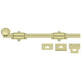 Deltana 12SB3-UNL 12SB 12" HD Surface Bolt Unlacquered Bright Brass