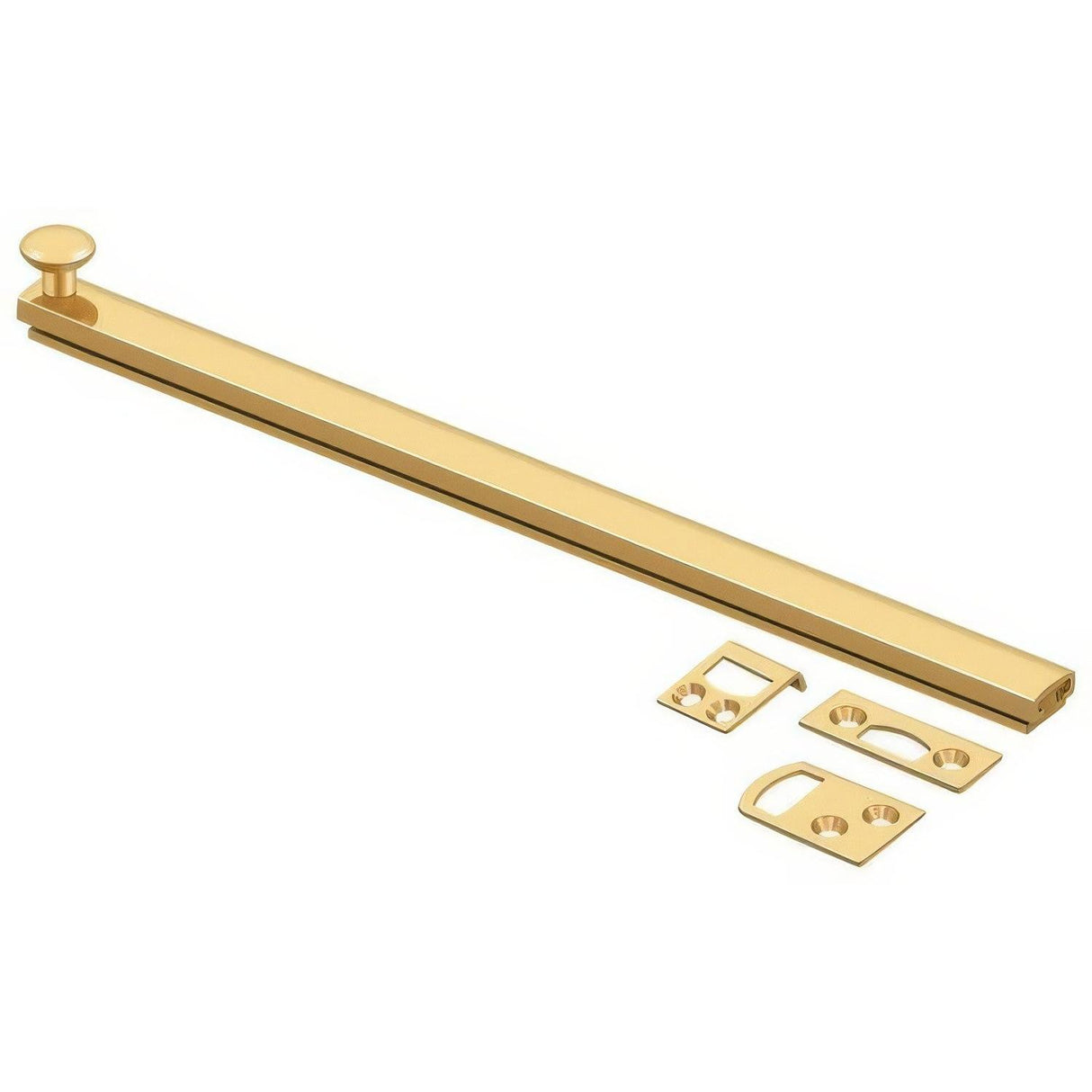 Deltana 12SBCS003 12SBCS 12" Surface Bolt with Concealed Screws Lifetime Polished Brass