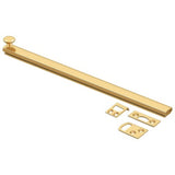 Deltana 12SBCS003 12SBCS 12" Surface Bolt with Concealed Screws Lifetime Polished Brass