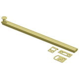 Deltana 12SBCS3 12SBCS 12" Surface Bolt with Concealed Screws Polished Brass