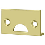 Deltana 178ASTU3 178ASTU Angle Strike Plate Bright Brass
