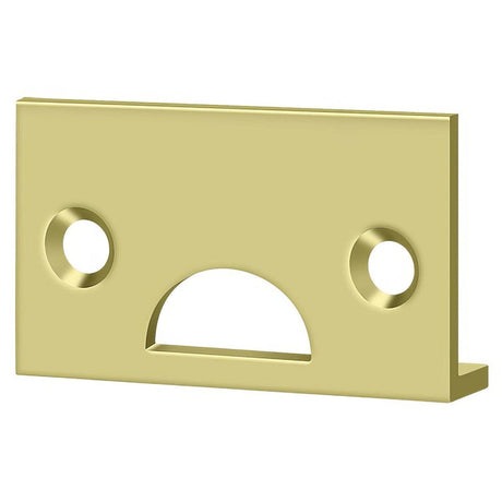 Deltana 178ASTU3 178ASTU Angle Strike Plate Bright Brass