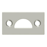 Deltana 178MSTU15 178MSTU Mortise Strike Plate Satin Nickel