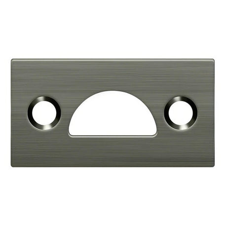 Deltana 178MSTU15A 178MSTU Mortise Strike Plate Antique Nickel