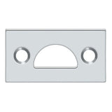 Deltana 178MSTU26 178MSTU Mortise Strike Plate Bright Chrome