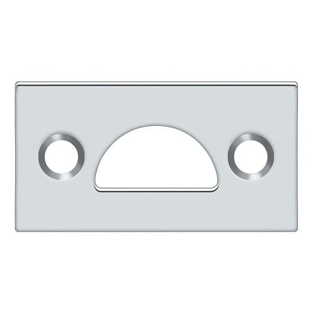 Deltana 178MSTU26 178MSTU Mortise Strike Plate Bright Chrome