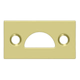 Deltana 178MSTU3 178MSTU Mortise Strike Plate Bright Brass
