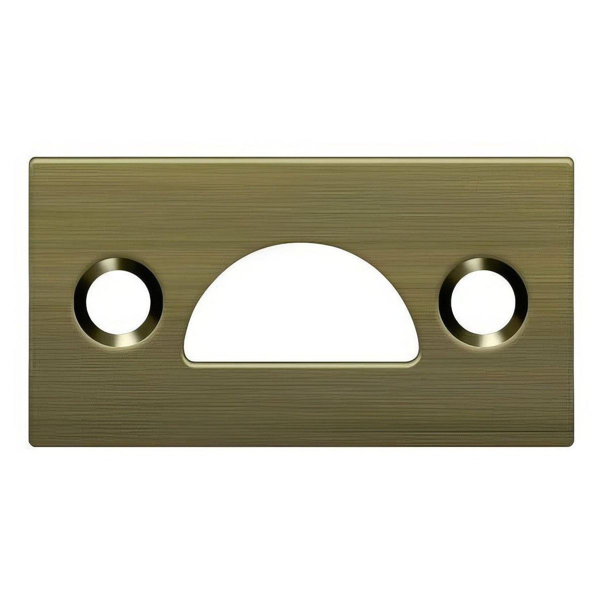Deltana 178MSTU5 178MSTU Mortise Strike Plate Antique Brass