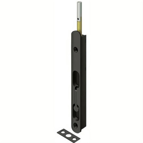 Deltana 18EFBZ10B oil rubbed bronze flush bolt